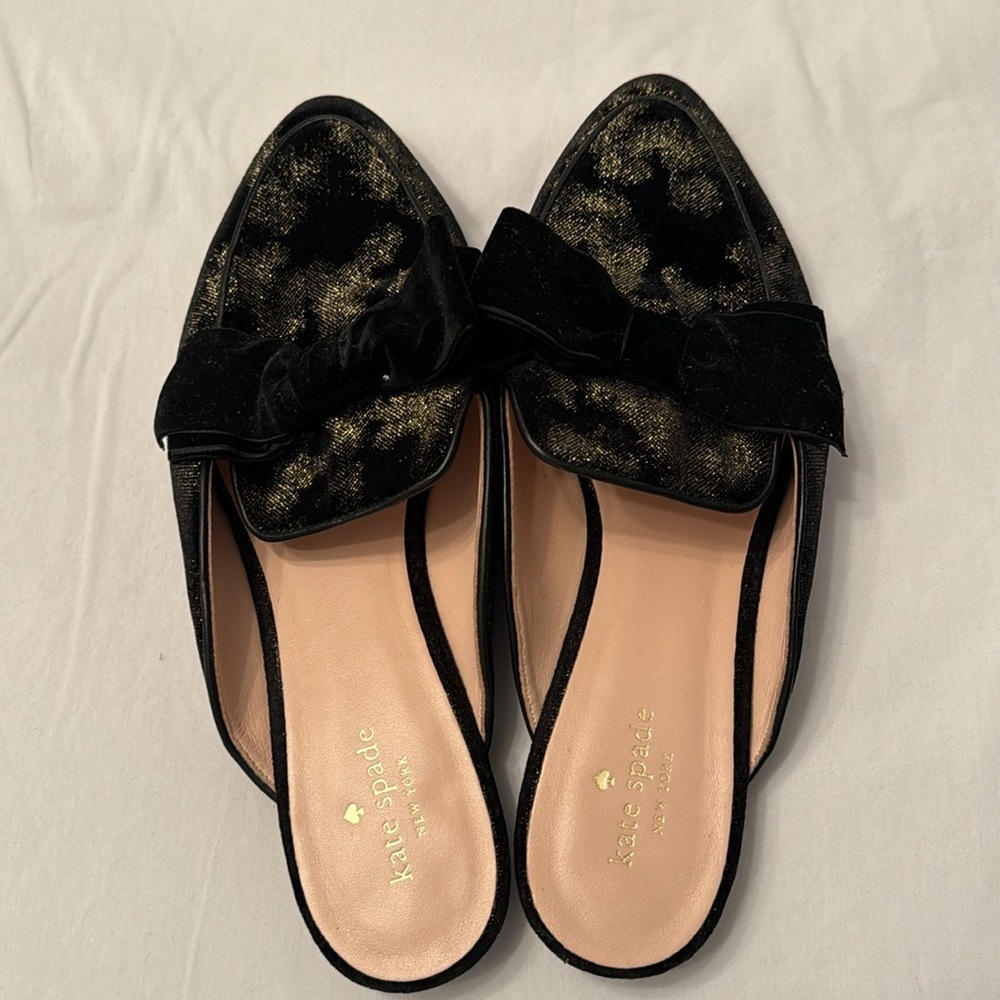 Kate Spade Carnegie Jacquard Bow Mules - Picture 7 of 9